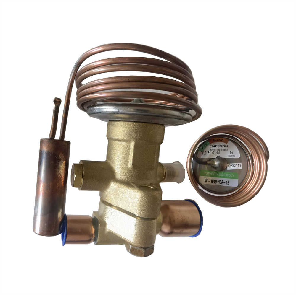 New Thermostatic Expansion Valve TCLE 7-1/2 HCA PNC 064695 Refrigerant R290 R407F R22 R407C for Refrigeration Parts Coldrom