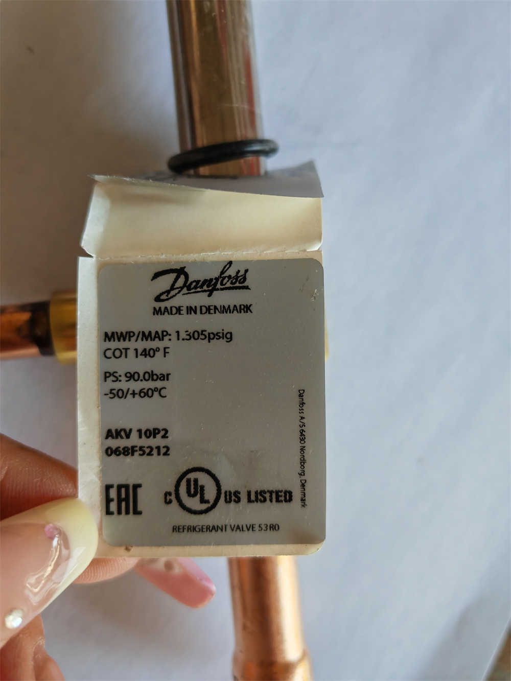 Original New Refrigeration Electric Expansion Valve AKV 10P6 068F5216 AKV 10P2 068F5212 AKV 10P5 068F5215 for Cold Storage
