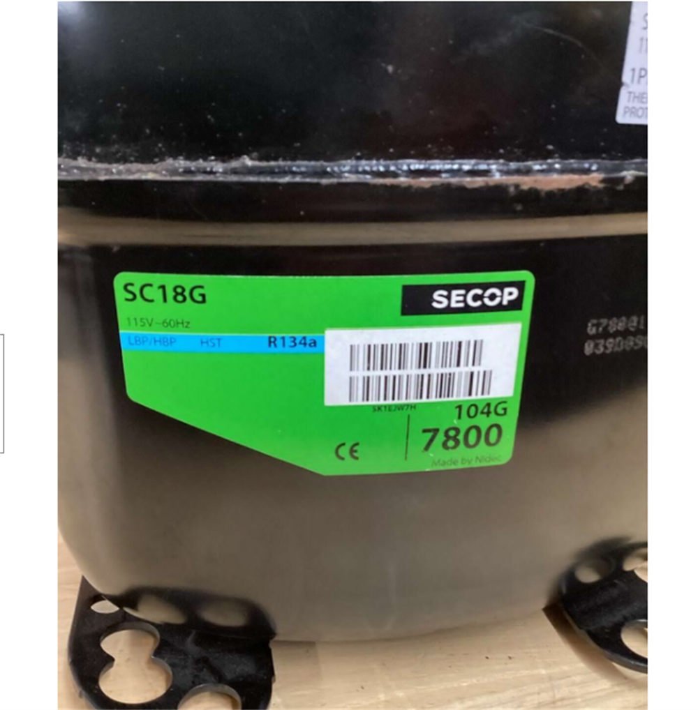 Refrigeration Helmetic Scroll Compressor SCE15CNLX Refrigerants R290 for Refrigerator Freezer Power Supply 208-230V/60Hz