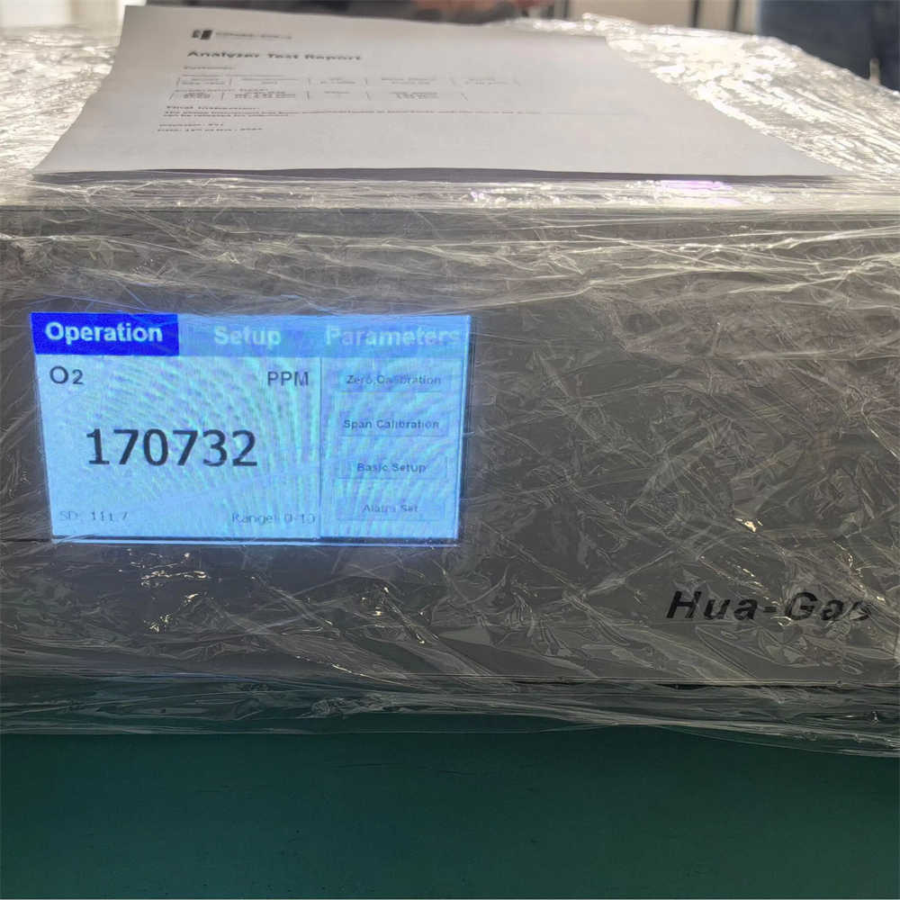 High Accuracy Online Trace Oxygen Analyzer Fuel Cell Zirconia Principle Western Brand Sensor Industrial Use Detects CO2 CO EX