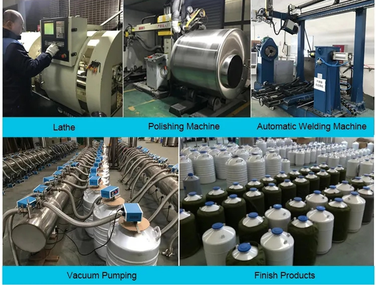 10~30L Nitrogen Tank Thermos Cryocan Liquid Nitrogen Container