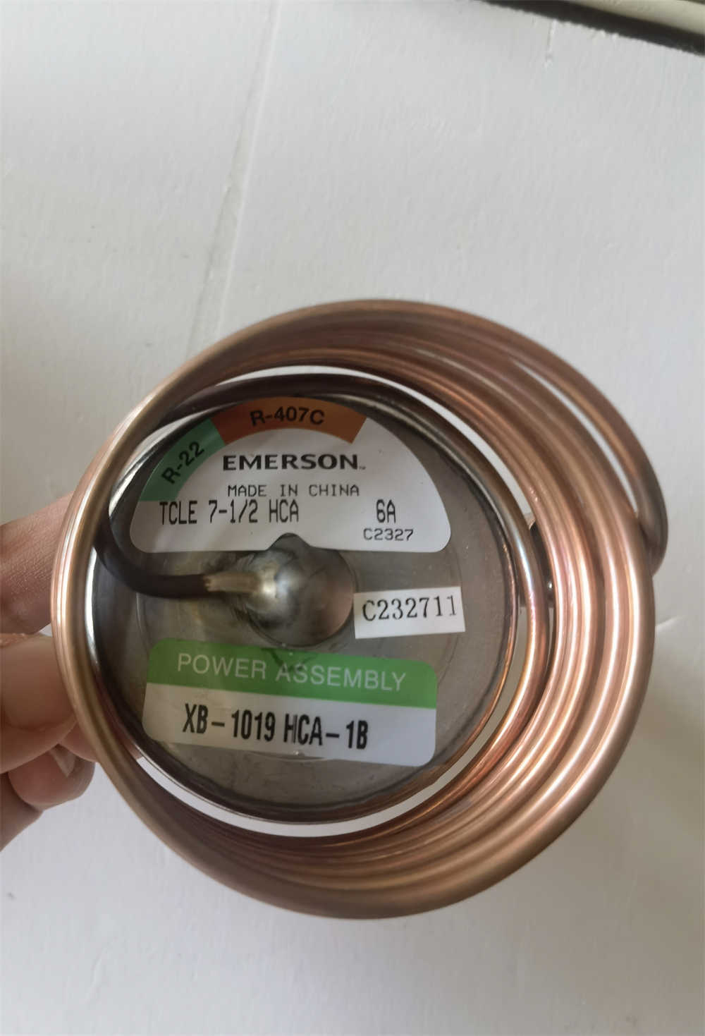 New Thermostatic Expansion Valve TCLE 7-1/2 HCA PNC 064695 Refrigerant R290 R407F R22 R407C for Refrigeration Parts Coldrom