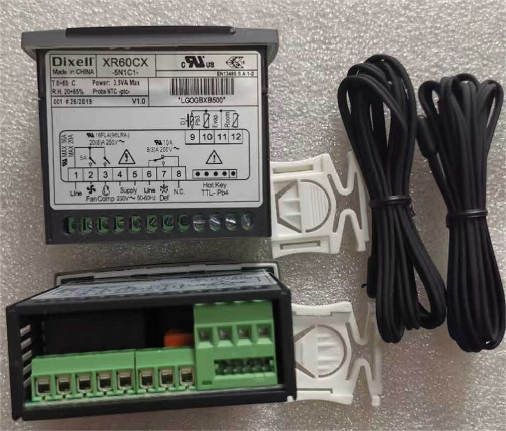 Original Electronic Digital Display Air-cooled Triple Output Thermostat XR60CX-5N1C1 for Refrigeration Parts