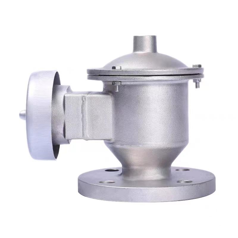 High Cast Steel Stainless Breather Valve With Flame Arrestor  SS Safety Vacuum Relief Valve Adjustable Pressure Relief Valve
