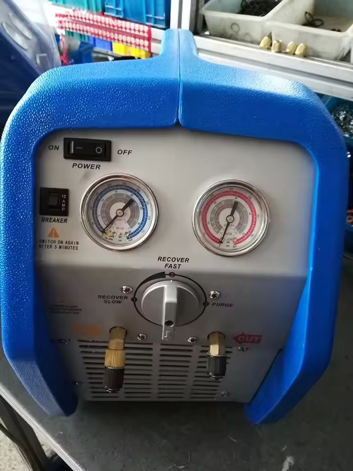 HVAC  Gas Refrigerant Recovery Machine Air Conditioner Single Cylinder AC Recovery Machine RR500