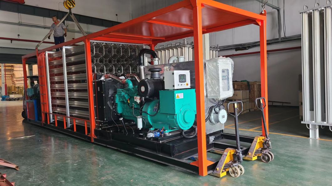 Liquid Oxygen Nitrogen Gas Cylinder Filling Station Pump Skid Mounted Cryogenic Lcng LNG Pump
