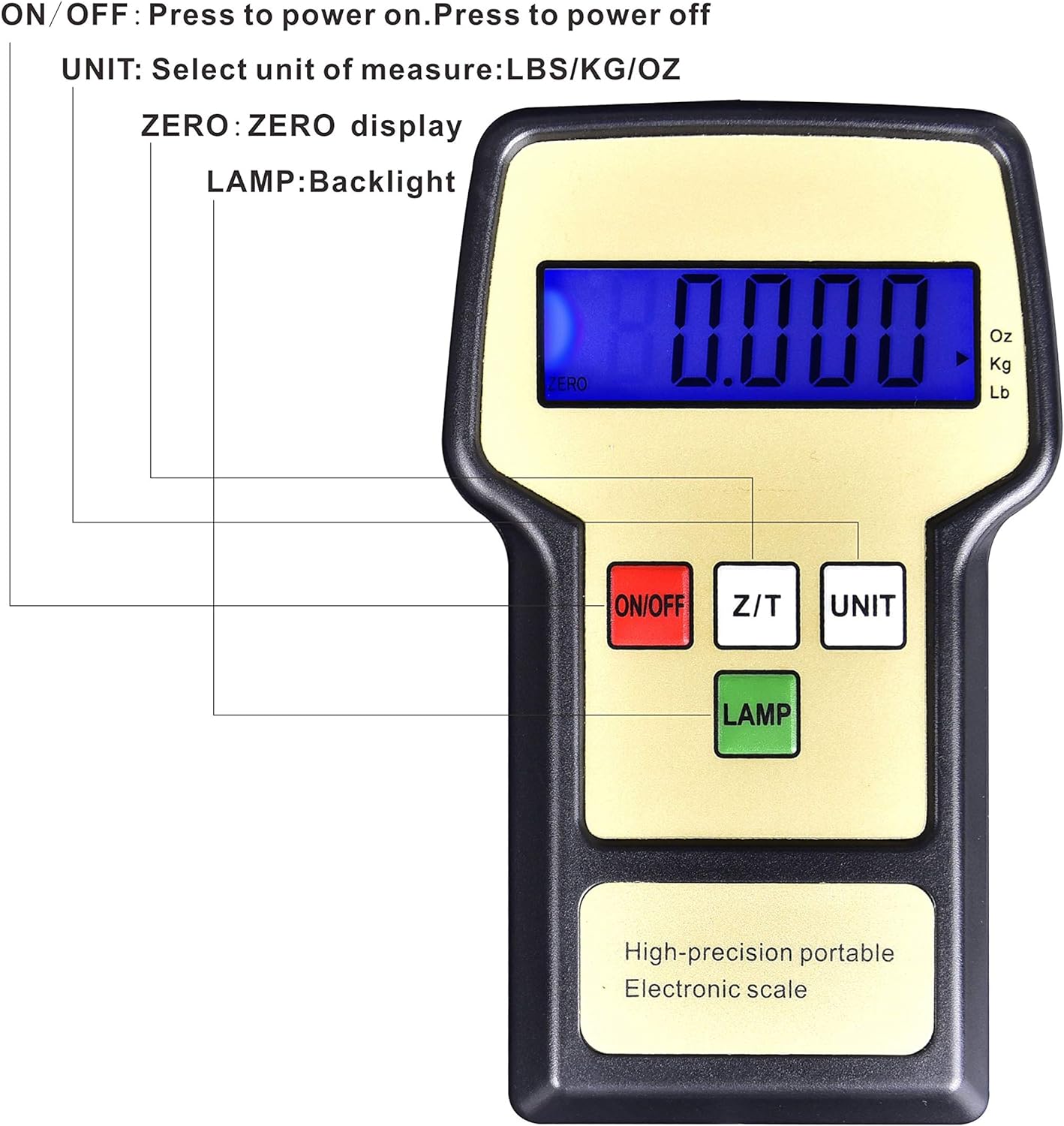 Digital Electronic Refrigerant Charging Weight Scales 100kg for HVAC AUTO AC Refrigerant Recovery with Case, 220LBS 100kg
