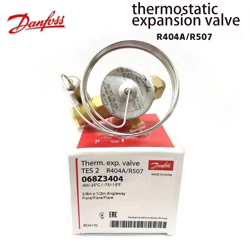 Refrigeration Thermostatic Expansion Valve TGE R-410A 7/8"x1 1/8" TXV 067N3232 -40 - 10 Externally Equalized for Coldroom