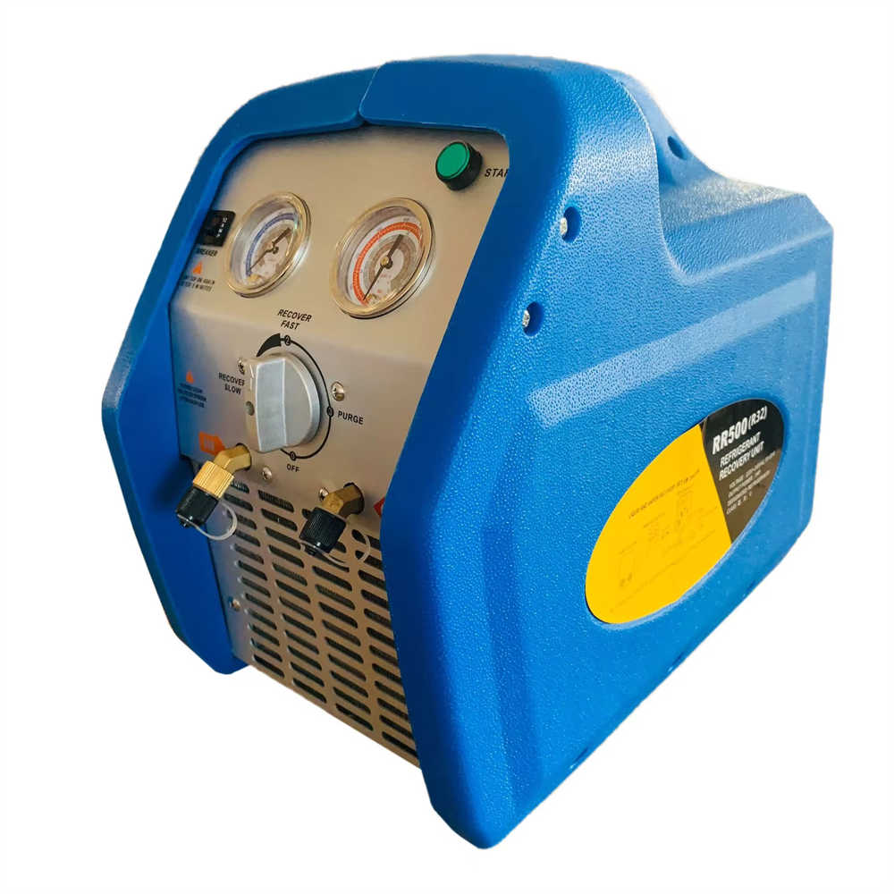 HVAC  Gas Refrigerant Recovery Machine Air Conditioner Single Cylinder AC Recovery Machine RR500