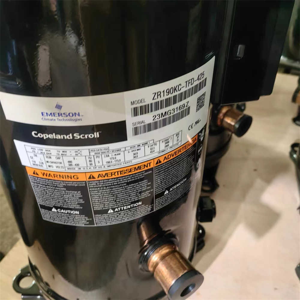 Scroll Compressor ZR190KCE TFD 425 522 ZR190KC TFD 425 440 3 60Hz R22 R404a Copeland for Air Conditioner