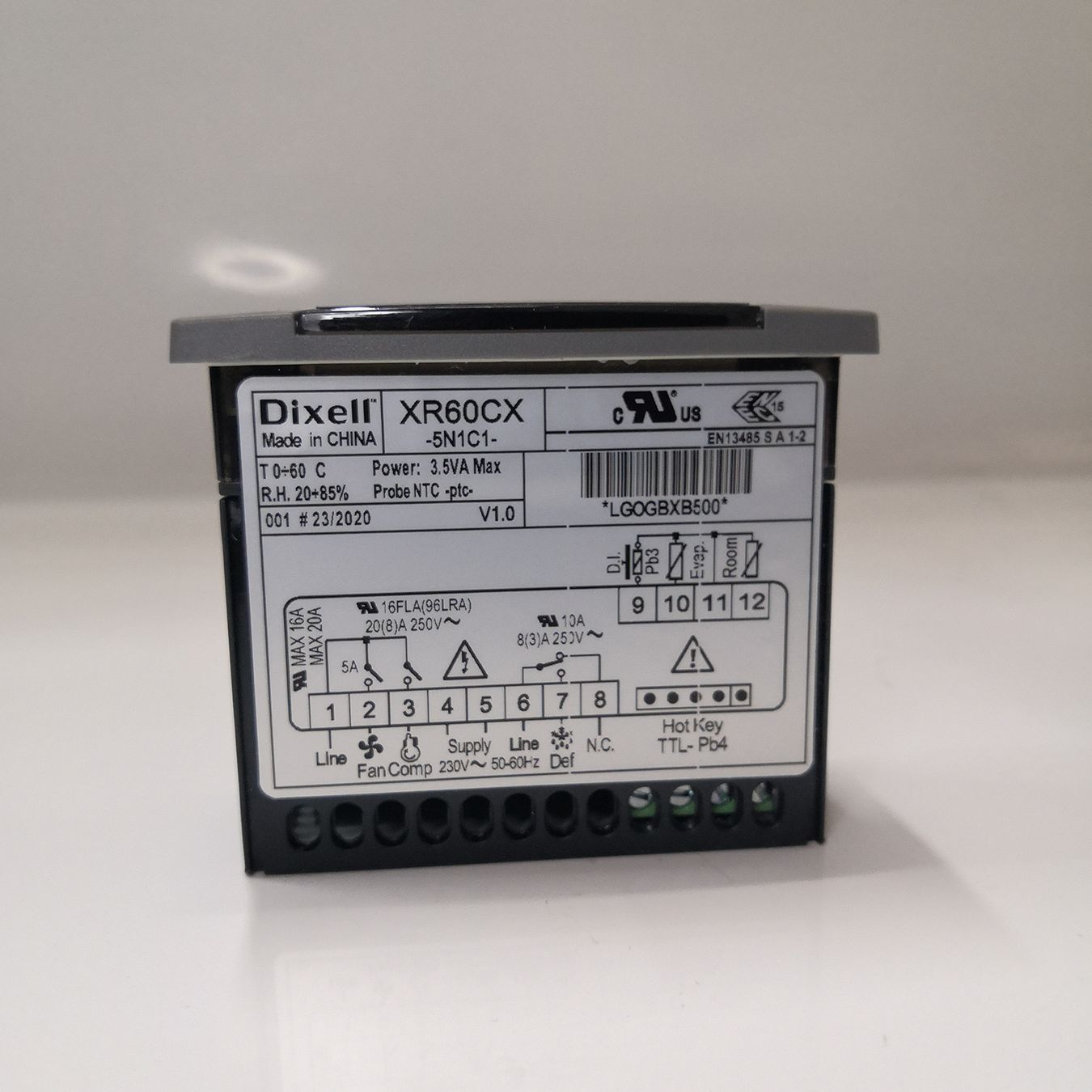 Original Electronic Digital Display Air-cooled Triple Output Thermostat XR60CX-5N1C1 for Refrigeration Parts