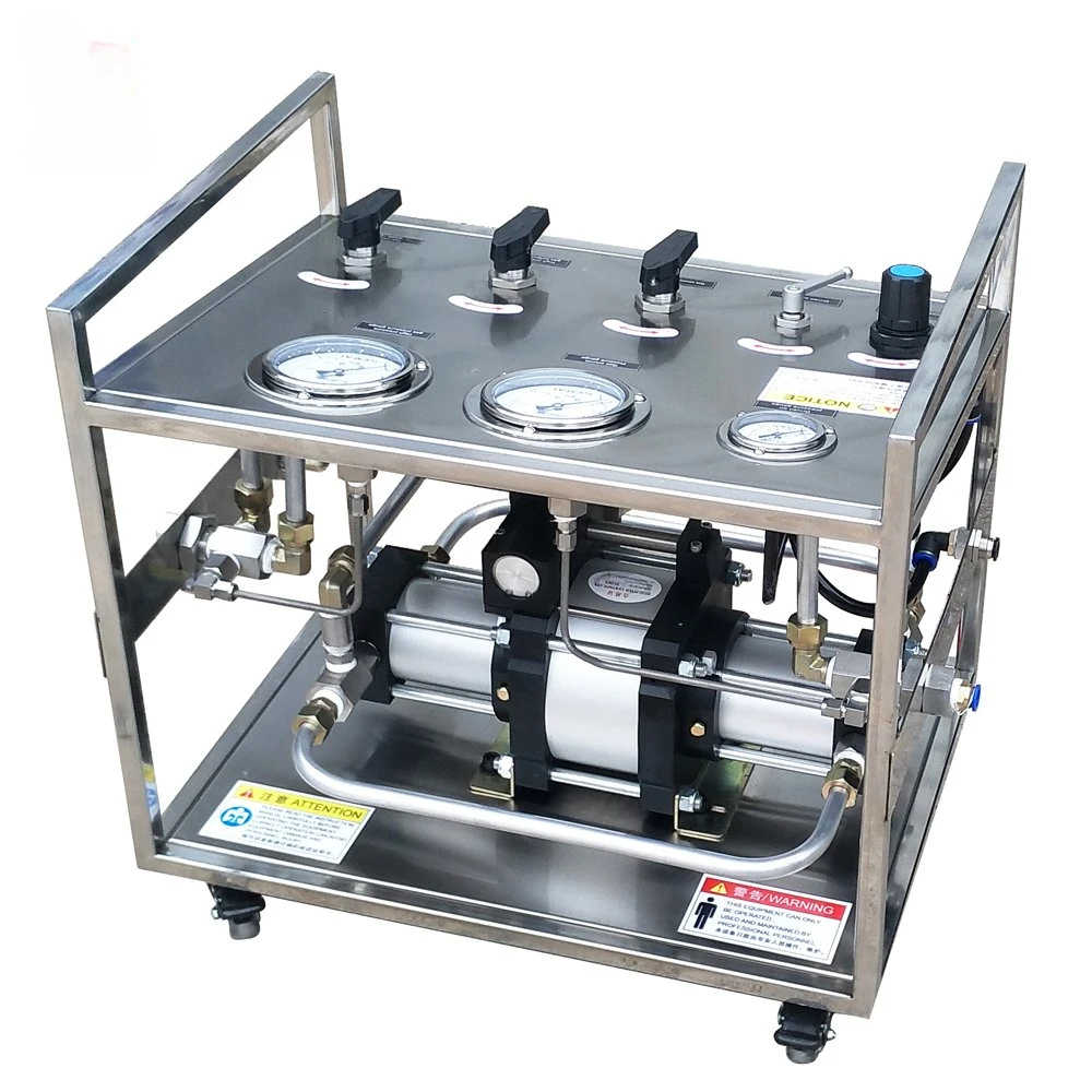 Cryogenic Liquid Argon Filling Pump Gas LPG Cylinder Filling Station