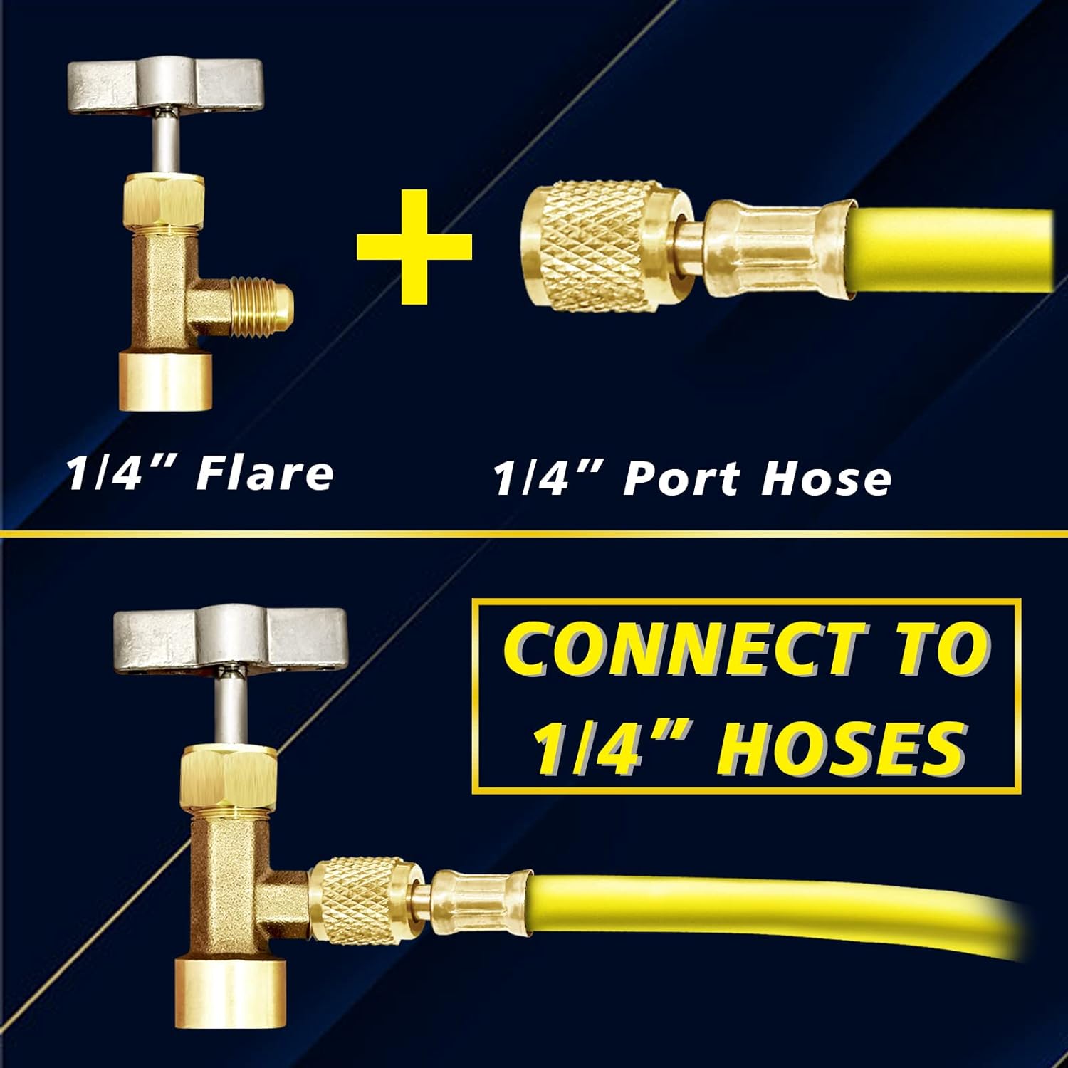 R134A Can Tap, R134A Self-Sealing and Puncture Style Refrigerant Can Tap Valves with Refrigerant Tank Adapters