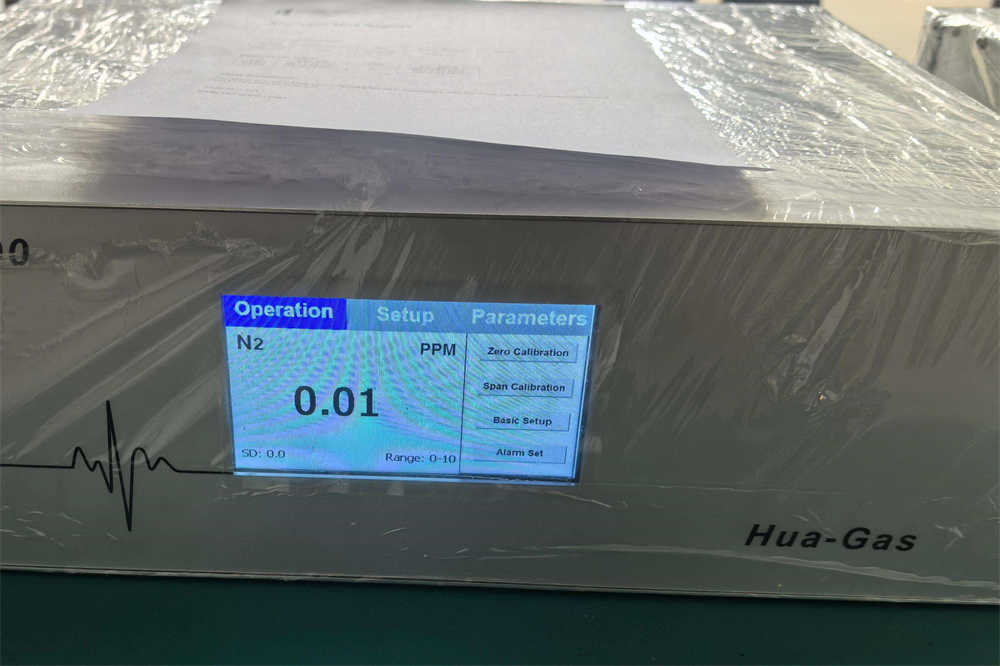 High Accuracy Online Trace Oxygen Analyzer Fuel Cell Zirconia Principle Western Brand Sensor Industrial Use Detects CO2 CO EX