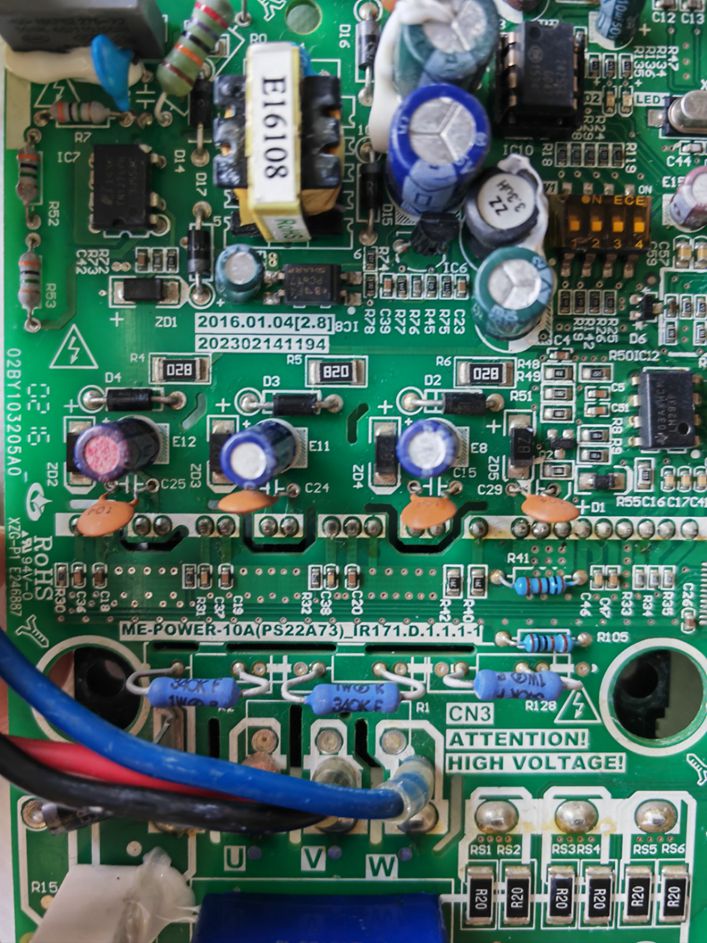 Midea Multi-split Fan Module ME-POWER-20A DC Fan Module Motor Drive Module PCB Board 17127000000431