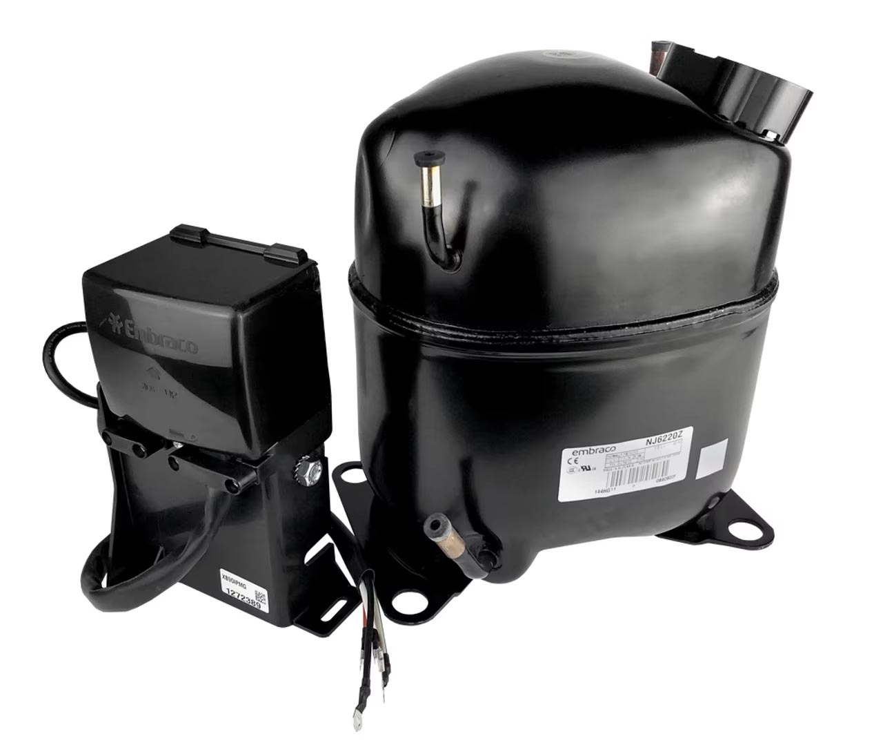 Original Brand New 1HP Reciprocating Refrigeration Compressor NJ6220Z HBP R134a 220-240V 50Hz Refrigerator Freezer