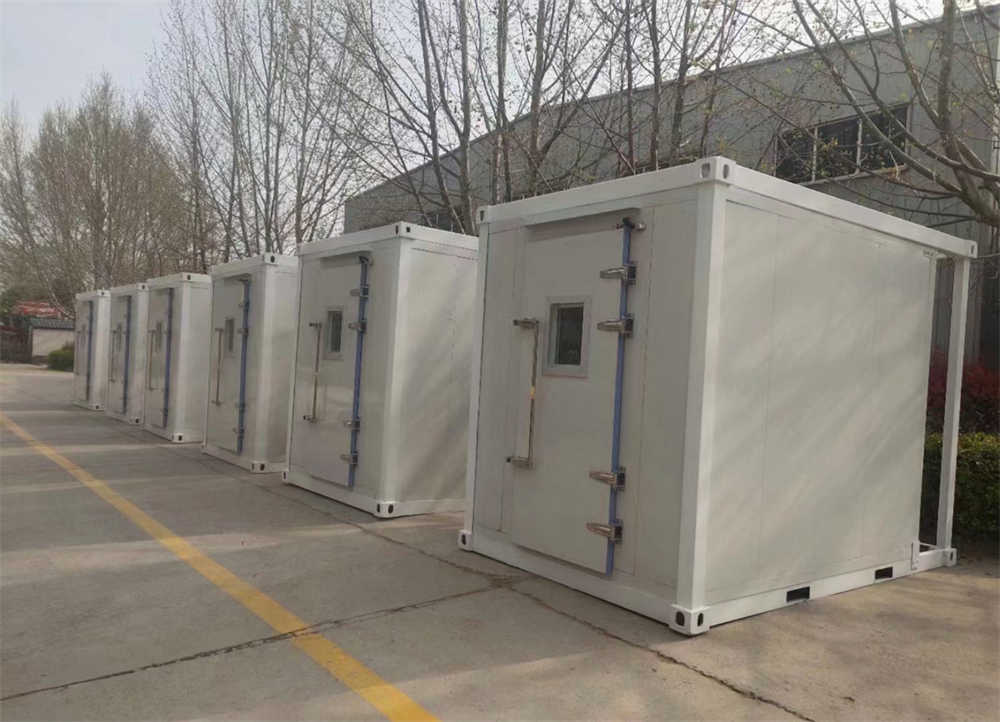 Custom Rotomolded Cargo Transfer Frozen Box with Solar Panel of Van Pickup with 48V/45AH Battery 1.5m Freezer Container  0 -10
