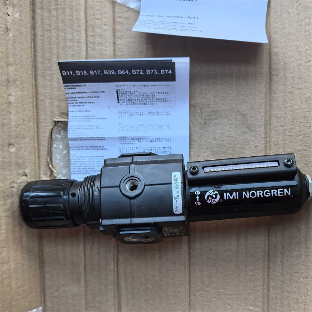 New Original Genuine IMI Norgren B82G-3GK-QP3-RMG Excelon Plus Filter/Regulator Reduced Weight and Size Double Safety Lock
