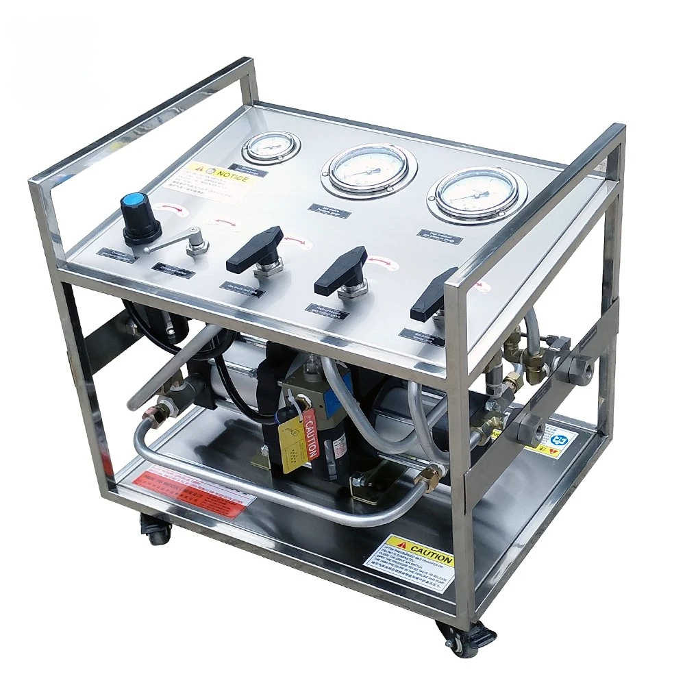 Cryogenic Liquid Argon Filling Pump Gas LPG Cylinder Filling Station