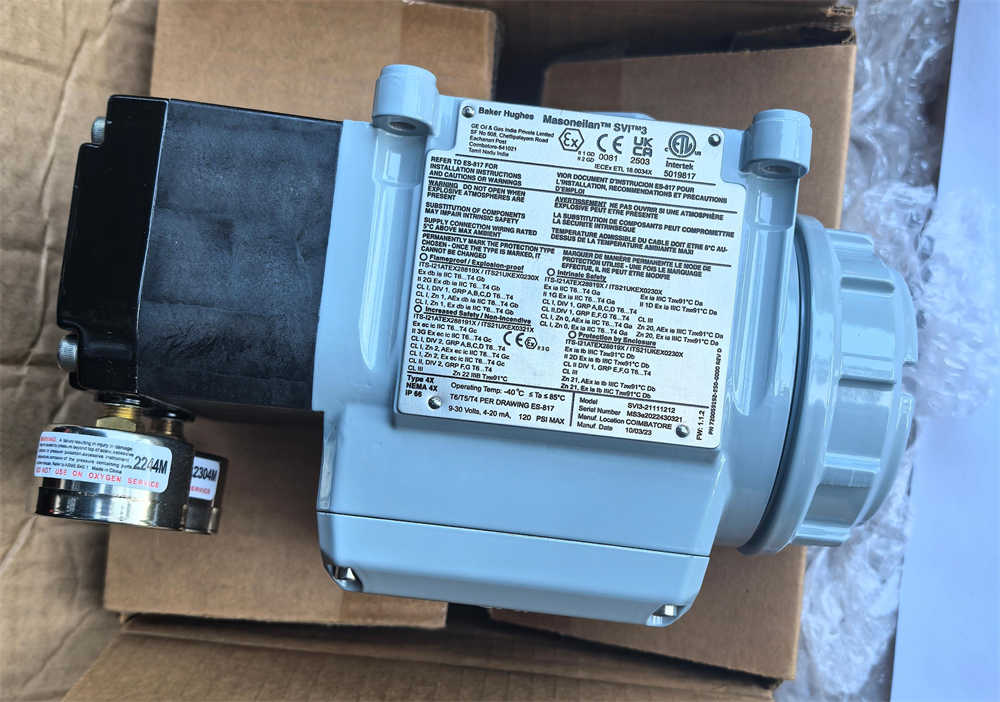 Flow Control Baker Hughes Masoneilan SVI3 Digital Valve Positioner SVI1000 SVI2 SVI3  in Stock for Pneumatic Control Valve