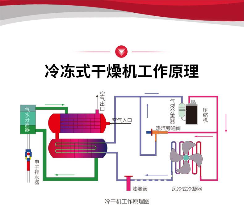 Desiccant air Dryer Twin Tower Desiccant air Dryers and Rotary Drum Dryers with Smart Touch Screen Controller Secador De Aire