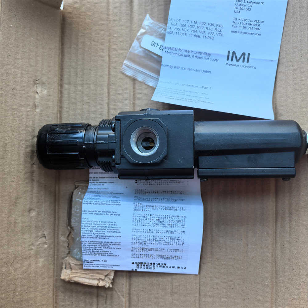 New Original Genuine IMI Norgren B82G-3GK-QP3-RMG Excelon Plus Filter/Regulator Reduced Weight and Size Double Safety Lock