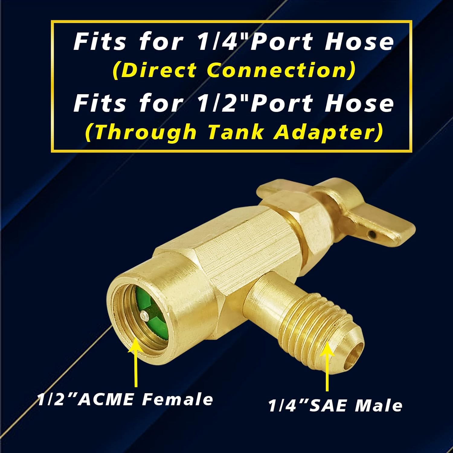 R134A Can Tap, R134A Self-Sealing and Puncture Style Refrigerant Can Tap Valves with Refrigerant Tank Adapters