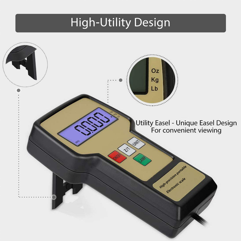 Digital Electronic Refrigerant Charging Weight Scales 100kg for HVAC AUTO AC Refrigerant Recovery with Case, 220LBS 100kg