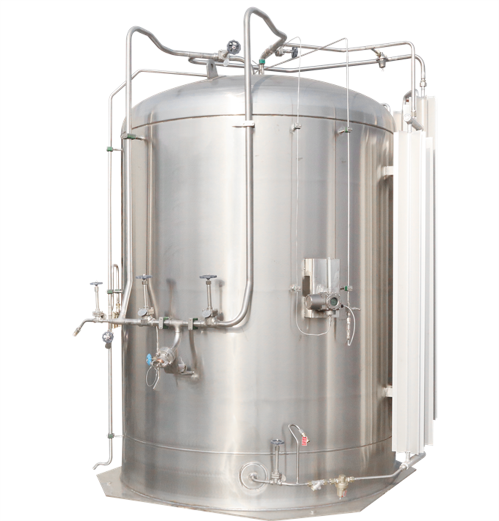Professional Manufacturing Stainless Steel Cryogenic MicroBulk Storage for Liquid Nitrogen Oxygen CO2 Argen