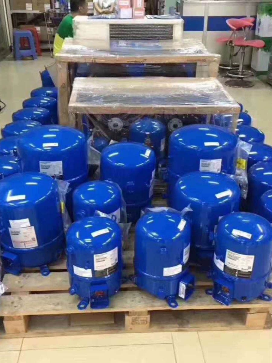 Refrigeration Helmetic Scroll Compressor MT80HP4AVE Refrigerants R22 R417A for Cold Storage Room Power Supply 460v/3/60Hz