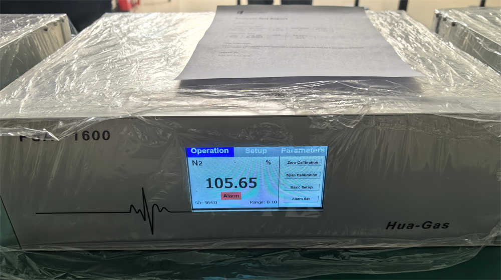 High Accuracy Online Trace Oxygen Analyzer Fuel Cell Zirconia Principle Western Brand Sensor Industrial Use Detects CO2 CO EX