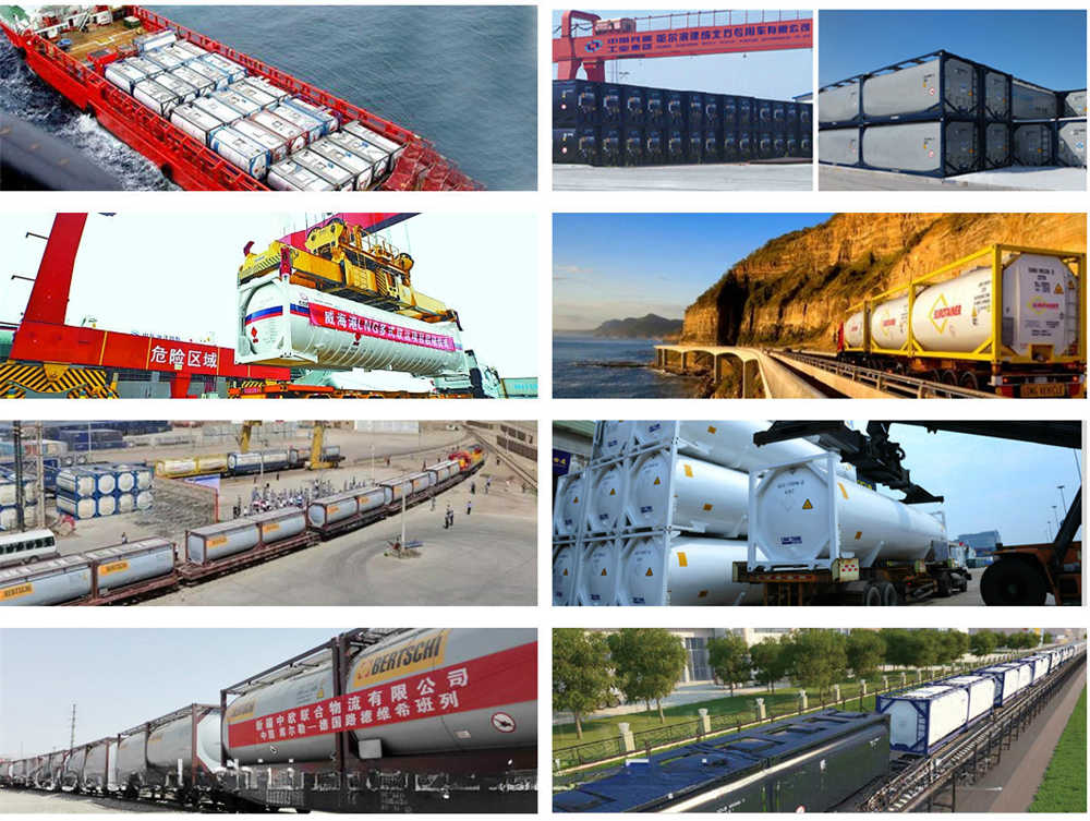 20ft Shipping Container Cryogenic LOX, LIN, LAR, LCO2, LN2O, LNG  Cryogenic Liquid Tank Container ISO T75 UN  Cryogenic Tanks