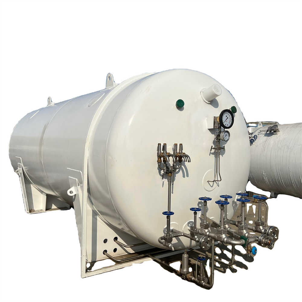 Low Temperature Storage tank 3M3 Oxygen Nitrogen Hydrogen Low Temperature Storage Vessel Horizontal Industrial Gas Storage tank
