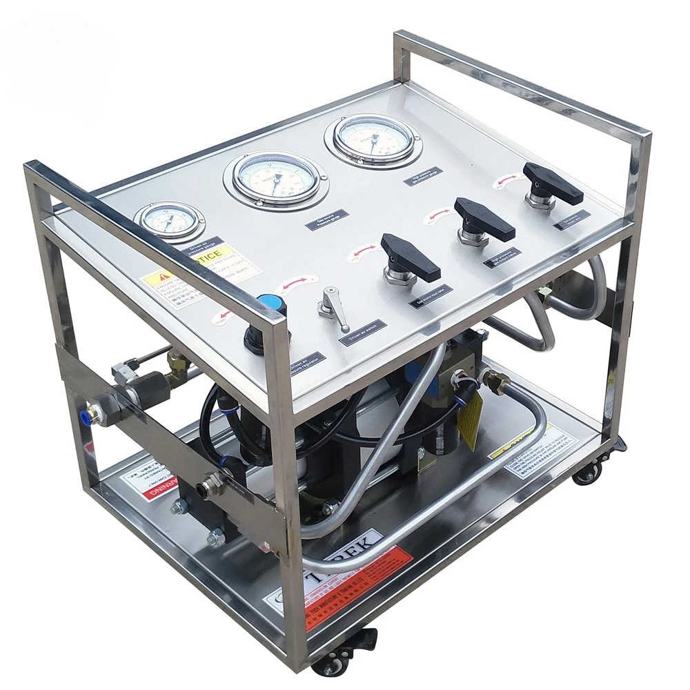 Cryogenic Liquid Argon Filling Pump Gas LPG Cylinder Filling Station