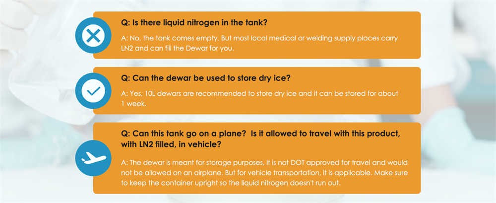 6L Liquid Nitrogen Container Cryogenic Container Liquid Nitrogen (LN2) Dewar Aluminum Alloy Semen Tank
