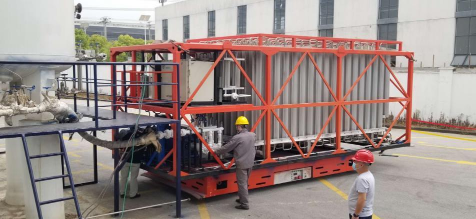 Liquid Oxygen Nitrogen Gas Cylinder Filling Station Pump Skid Mounted Cryogenic Lcng LNG Pump