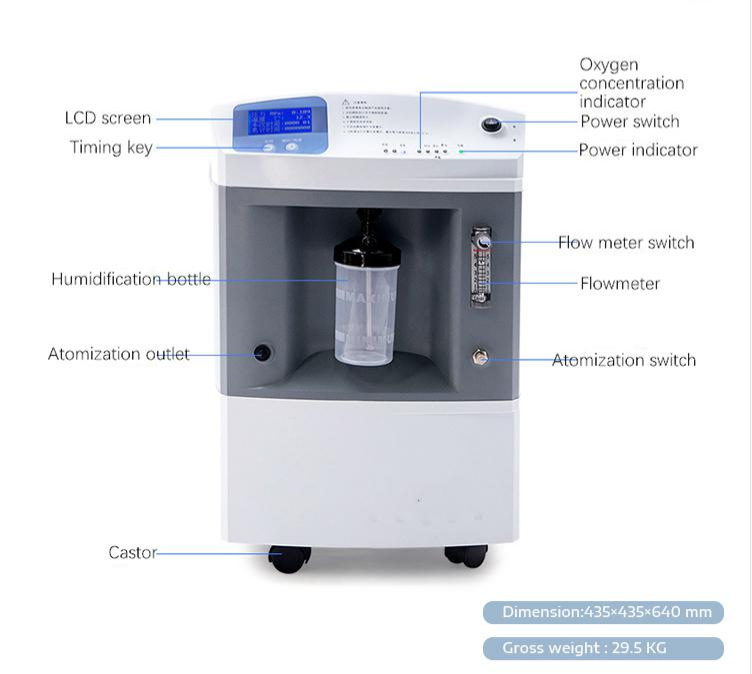 Oxygen Concentrator, Household Atomization, 10 Liter Elderly Oxygen Concentrator, Household Pregnant Woman Oxygen Concentrator