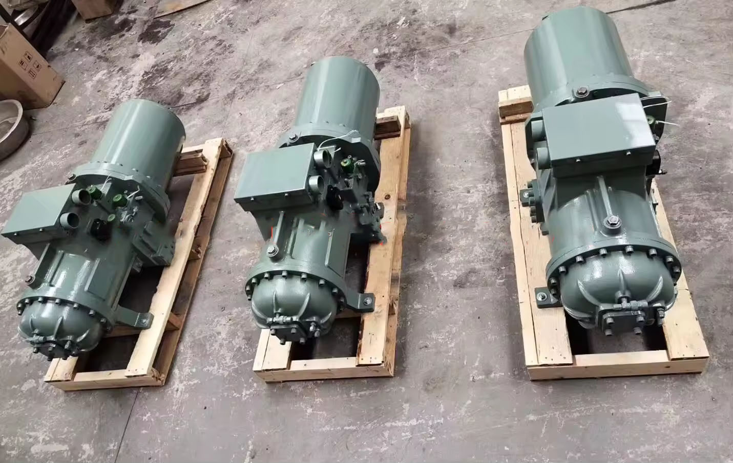 OEM Semi-Hermetic Screw Compressor Type 40ASCCW-Z ASCCW-40Z for Cold Storage  Freezer Fefrigerated Box