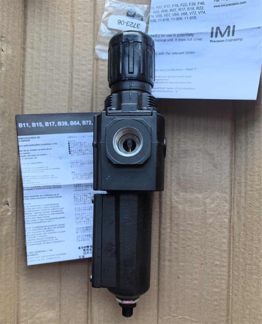 New Original Genuine IMI Norgren B82G-3GK-QP3-RMG Excelon Plus Filter/Regulator Reduced Weight and Size Double Safety Lock