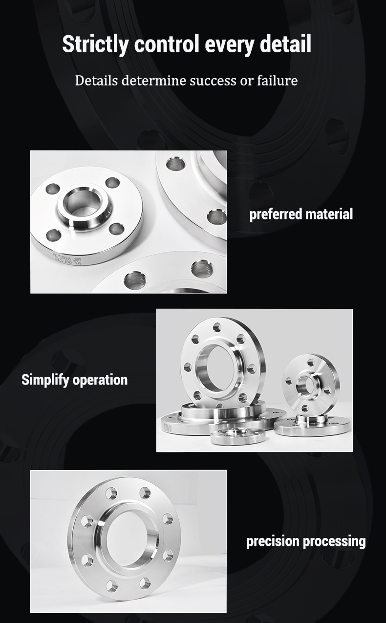 High Class 200 Flange Dimensions Stainless Steel Flange Fitting Pipe Flange