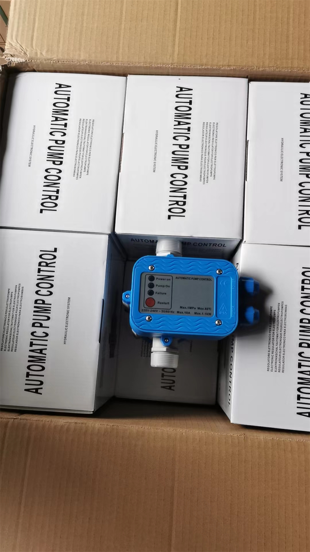 Water Pump Automatic Controller Hot Water Booster Pump Water Shortage Protection Electronic Automatic Pressure Switch
