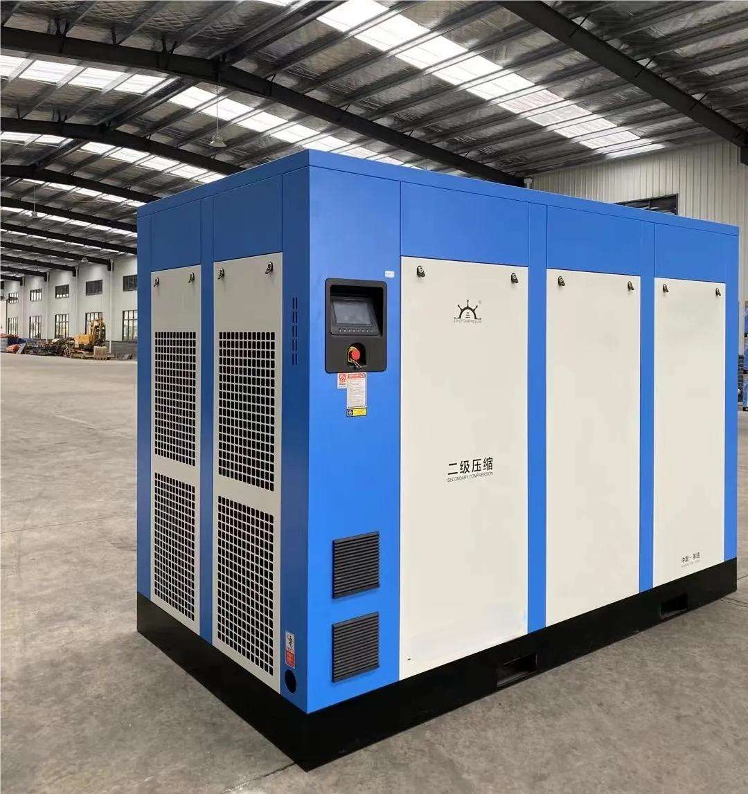 Oil-lubricated System Control Integrated Rotary Atlas Screw Air Compressor With Dryer Tank Air Filter Copco