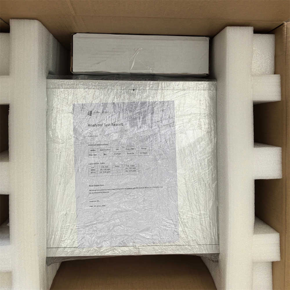 High Accuracy Online Trace Oxygen Analyzer Fuel Cell Zirconia Principle Western Brand Sensor Industrial Use Detects CO2 CO EX