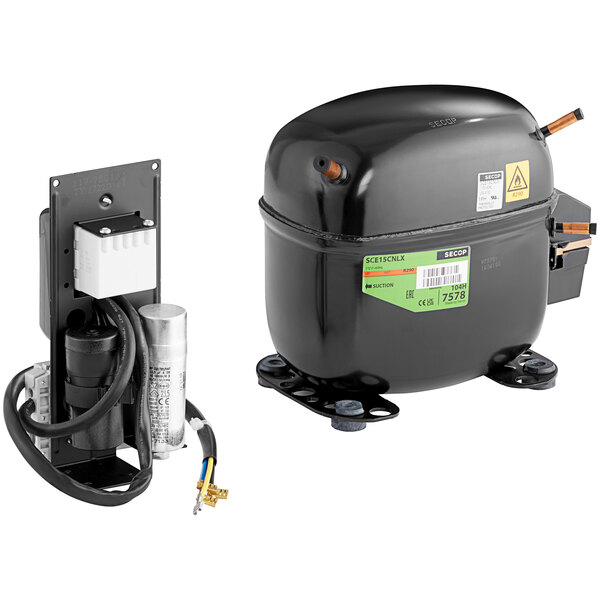 Refrigeration Helmetic Scroll Compressor SCE15CNLX Refrigerants R290 for Refrigerator Freezer Power Supply 208-230V/60Hz